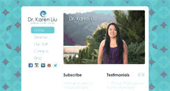 Desktop Screenshot of drkarenliu.com